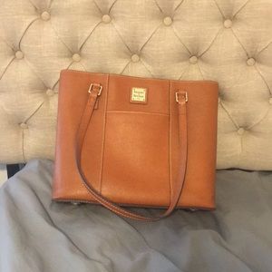 Dooney and Burke Lexington Shopper in Caramel